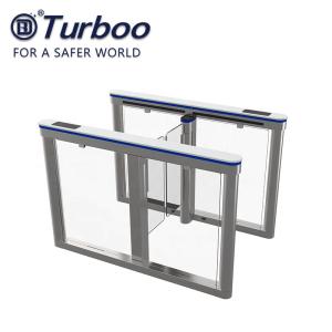 Stainless Steel Swing Barrier Turnstile 900mm Pass Width For Office Building