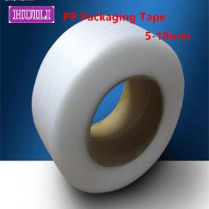 White PP Strapping Band Packaging Belt 0.3-1.2mmThickness For Packing Machine