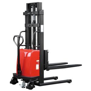 1t 1.5t Capacity Hydraulic Stacker Semi Electric Pallet Stacker