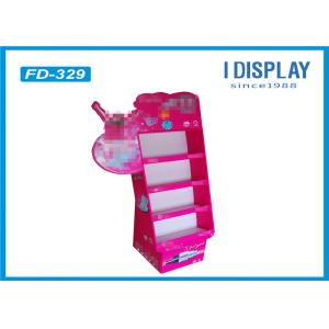 Recycled Cardboard POP Displays / 4 Tier Display Racks Walmart Approved
