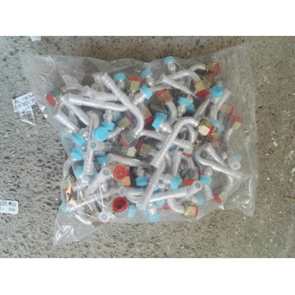 Auto a/c aluminum pipe fitting for hose Car A/C HOSE FITTINGS Aluminium joint