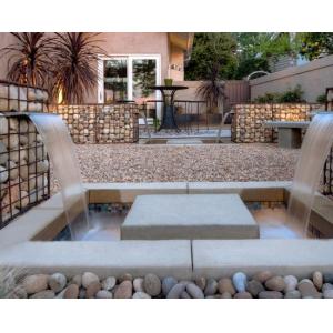 Q195 Frame Powder Coated 1m Width Welded Gabion Basket