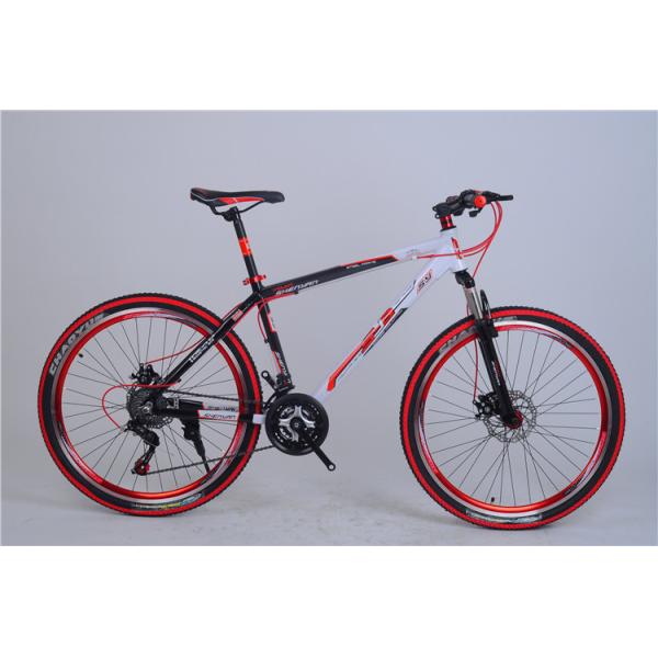 Hot sale OEM 21 speed double wall rim black hi ten steel 26 size MTB with suspension