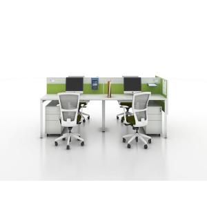 Detachable Modular Workstation Office Furniture Partitions , Office Desk Cubicle