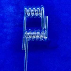 Factory Custom High Temperature Resistant Transparent Quartz Spiral Pipe