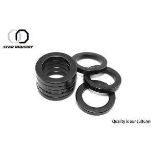 Black Radial Magnets , Strongest Neodymium Ring Magnets High Durability