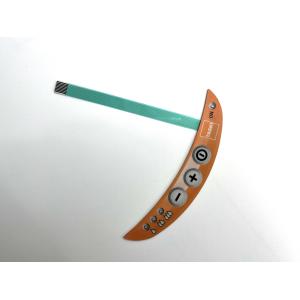 Gradient Dot Printing Membrane Switch Overlay With LED And Pillow Embossed