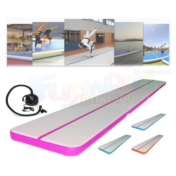Multifunctional Air Beam Blow Up Mat Foldable Gymnastics Air Track