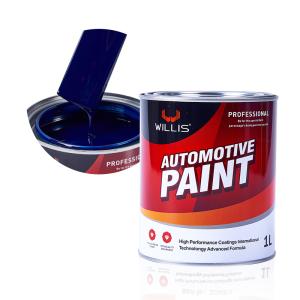 Cheap High Quality 2K Acrylic Car Paint Reddlish Blue Automotive Metallic Color Good Price Spray Paint Supply Car Repair Coating for sale