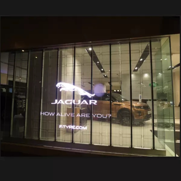 P3.91-7.82mm Waterproof Transparent LED Screen 500x1000mm 5000cd/M2