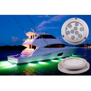9 * 3W Bridgelux 3 in1 LED Boat Light , Blutooth Control 27W LED Marine Lights