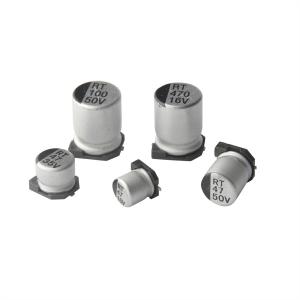 SMD Aluminum Electrolytic Capacitor 100uF 50V For High Density PCB Surface