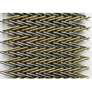 SS316 Brass Weave Spiral Mesh Belt 3m