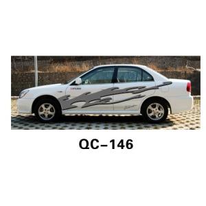 Environment-friendly PVC Customized size Car Body Sticker QC-146G