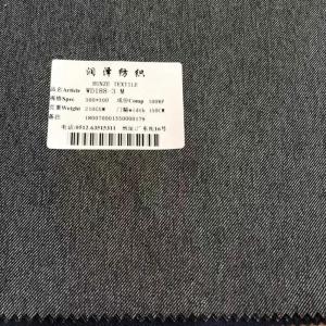 Medium Weight Polyester Twill Gabardine Denim Fabric for Textile Manufacturing