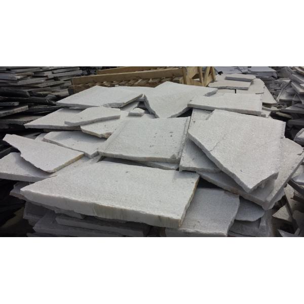 Snow White Quartzite Random Flagstone,Quartzite Random Stone,Crazy Stone