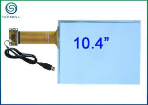 Cheap 10.4 Inch Capacitive Touch Panel / Capacitive Touch Sensor Bonded On Front Glass for sale