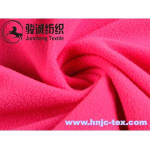 China 100% Polyester weft knitting polar fleece for woman apparel and pajamas on sale