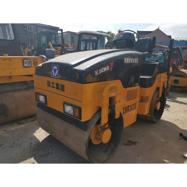 Quality XCMG XMR30 Used Mechanical Equipment , Mini 3T Double Drum Road Roller wholesale