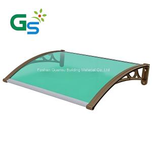 2.5mm/5.0mm Clear Bronze DIY Polycarbonate PC Window Awning Canopy with PP or