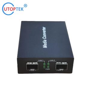 China 10G SFP+ to SFP+ media converter, 10G OEO Converter,10G SM to MM media converter,fiber to fiber media converter on sale