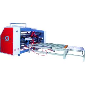 Corrugated Board Carton Stapler Packing Machine , Semi Automatic