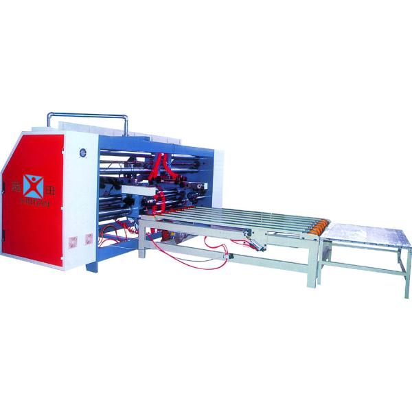 Corrugated Board Carton Stapler Packing Machine , Semi Automatic