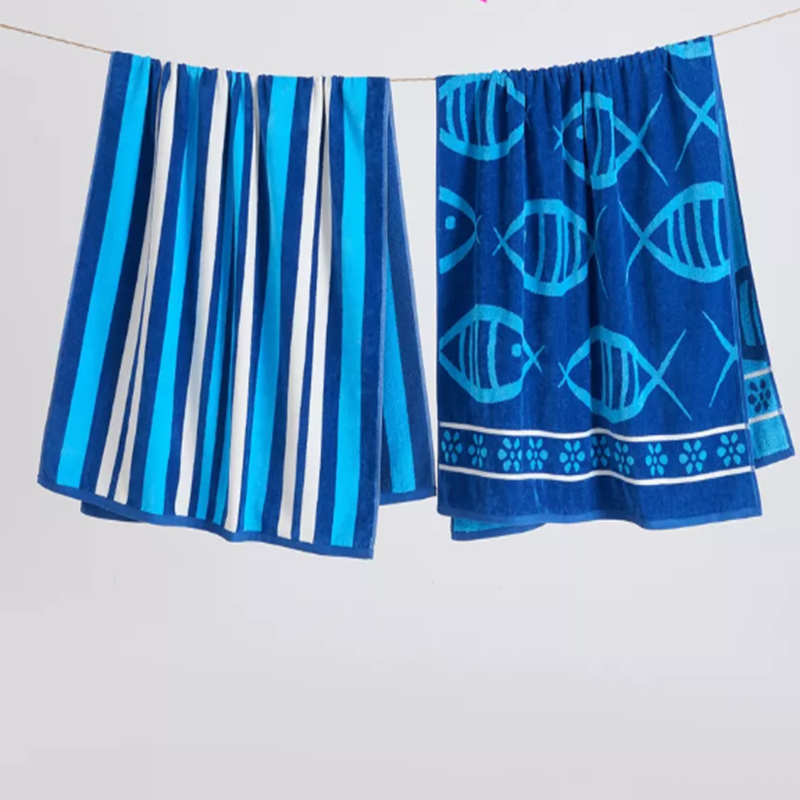 Travel-Friendly Two Person Beach Towel - Compact 30x60 Inch Shared Towel with