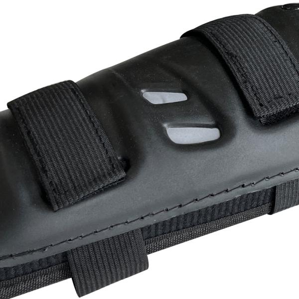 Black Elbow Knee Protectors Sets for Riding Racing One Size Fits All and Customizable