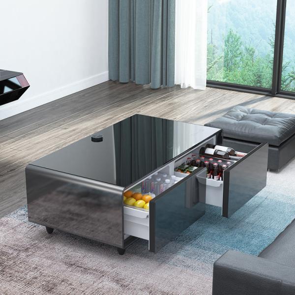 Elegant Coffee Tables 2024 Primst Home Fridge with Wireless Charging and Touch
