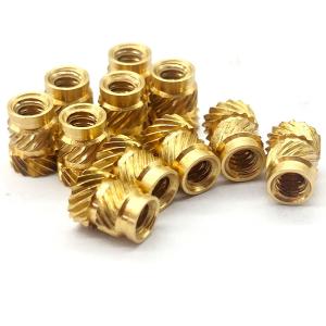 6.3mm 10mm Brass Knurled Nut M2 M3 M4 M5 M6 Precision Brass Components