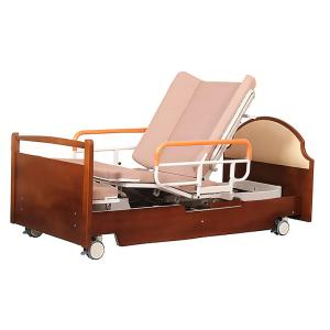 Home care community hospital high-end function of wood rotary nursing beds