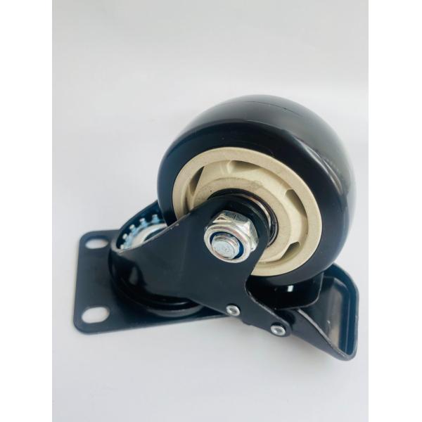 Light Duty Caster Wheel with Black, White Core PVC Rubber Omni-Directional, Directional Wheel for Industry Hot Sale