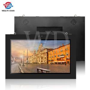 Fans Cooling 49 IP55 Outdoor Digital Advertising Screens , Stand Alone Signage
