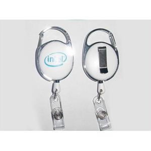 Eco Friendly Carabiner Retractable Badge Holder With Abs Material