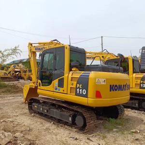Komatsu PC110-8 Excavator Japan Used Hydraulic Crawler with 65kw Engine