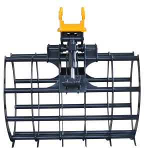 Cotton CE Excavator Attachment Haystack Excavator Rotating Grapple