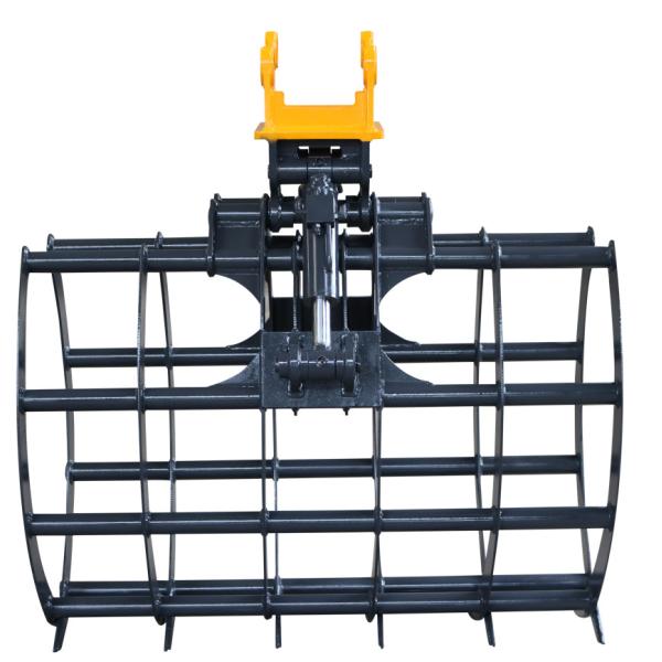 Quality Cotton CE Excavator Attachment Haystack Excavator Rotating Grapple wholesale