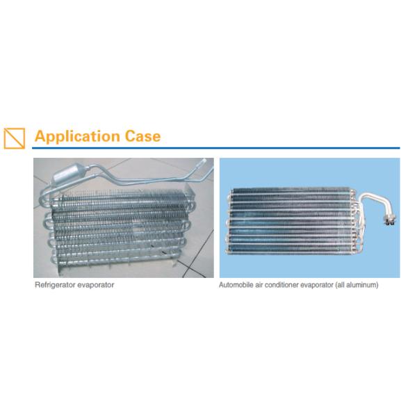 Extruded aluminum tube for evaporator.,for application of referigerators