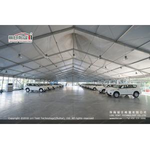 China 30m White PVC High Peak Tents with Hard Pressed Extruded Aluminum Alloy Frame on sale