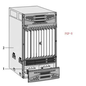 UGW9811 PGP-8 subrack 02300628 KW5K3GSPM