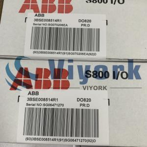 ABB 3BSE008514R1 DIGITAL OUTPUT MODULE DO820 8 RELAY 24-230VAC 3AMP NEW