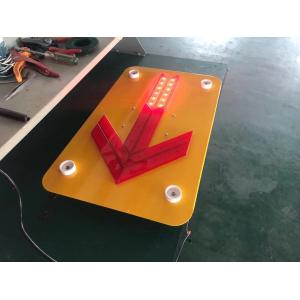 Warning Divert Traffic LED Arrow Boards Plastic Spraying Flashing Mode