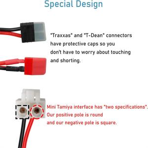 Stable 8 In 1 RC Lipo Charger Leads Multifunctional Heatproof