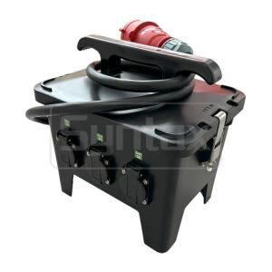 Syntax MP12 Polycarbonate Distribution Box 5P 32A With UK Type 13A Sockets and