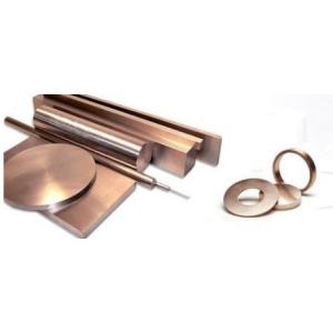 Polished W75Cu25 Tungsten Copper Alloy Rods 300mm Max Length