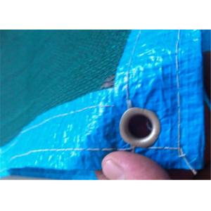 Edge Folded Warp Knitted Scaffold Safety Netting With Aluminium Buckles