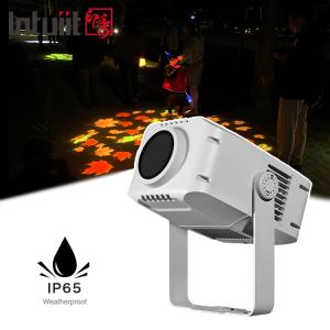 China Outdoor Gobo Projector 100w Advertisement Projector Rotating Led Waterproof IP65 Logo Gobo Projector Light on sale