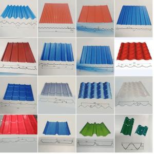 PLC Control Metal Cold Roofing Sheet Making Machiney Roof Tile Wall Pannel Roll