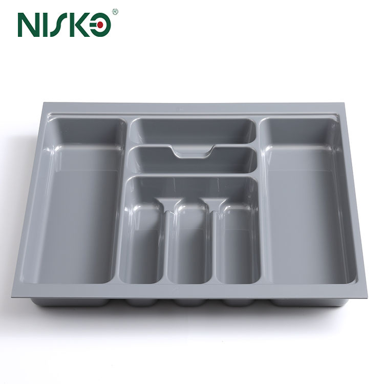Kitchen Flatware Tray Storage Organizer Cutlery Drawer Insert For Spoons Forks